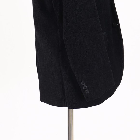 H&M 40R Black HB 2-Button Sport Coat Blazer Jacket B827 - Picture 8 of 11